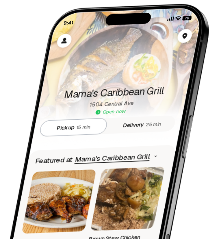 Mama's Caribbean Grill app preview