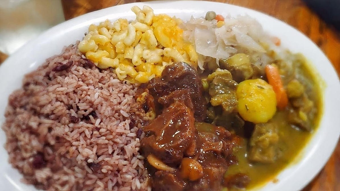 Oxtail and Goat Combo.
